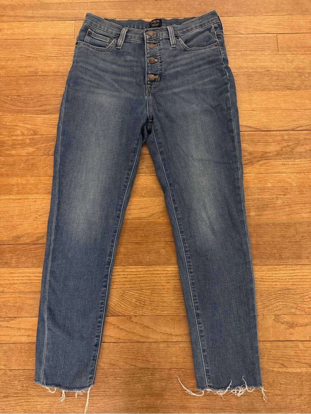 J.Crew Women's Blue High-Rise Skinny Jeans - Size 29
b56